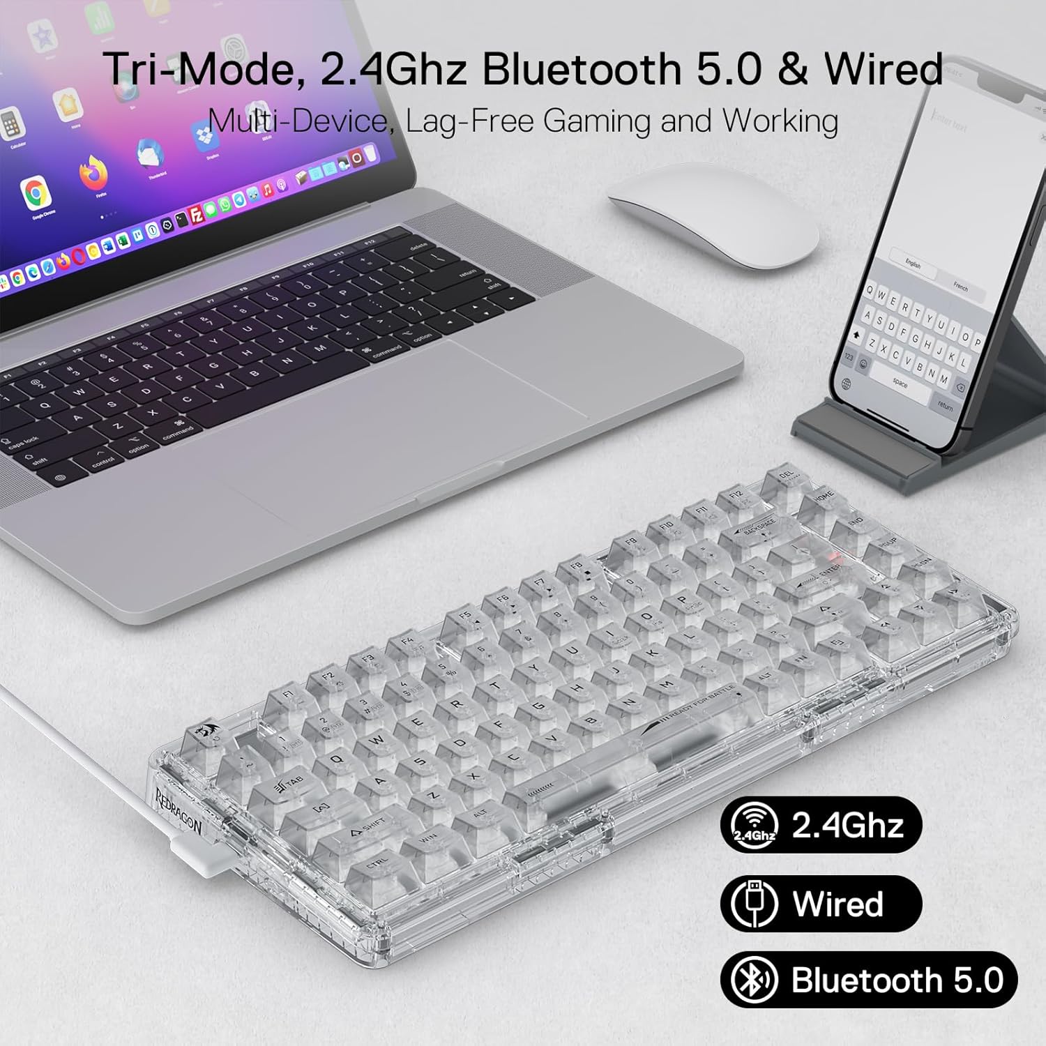 REDRAGON K649CT-RGB-PRO ELF PRO wired keyboard
