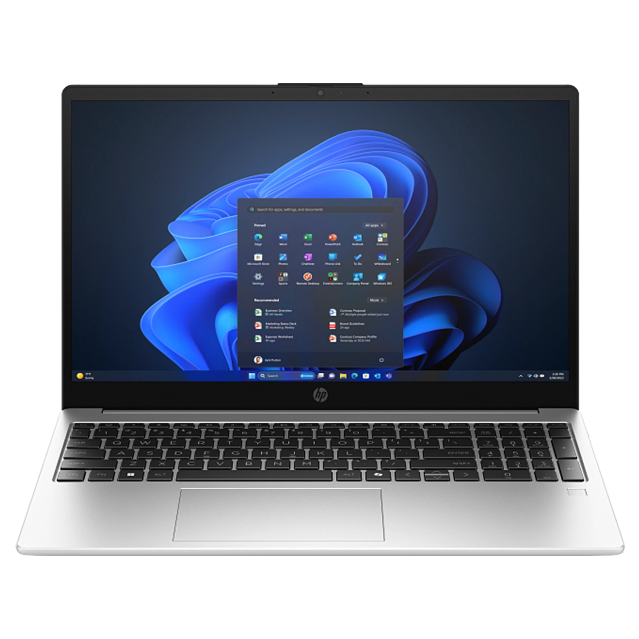 HP 250 G10, CI7-1335U, 512SSD, 16GB, 15.6", DOS, SILVER IRS