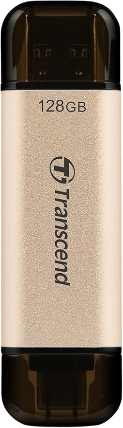 Transcend JF930  Dual USB C Flash Drive for iPhone/iPad/Mac/Windows, Android/Tablet/PC/Gaming Console, Photo Stick Up to 420MB/s, USB 3.2 Thumb Drive