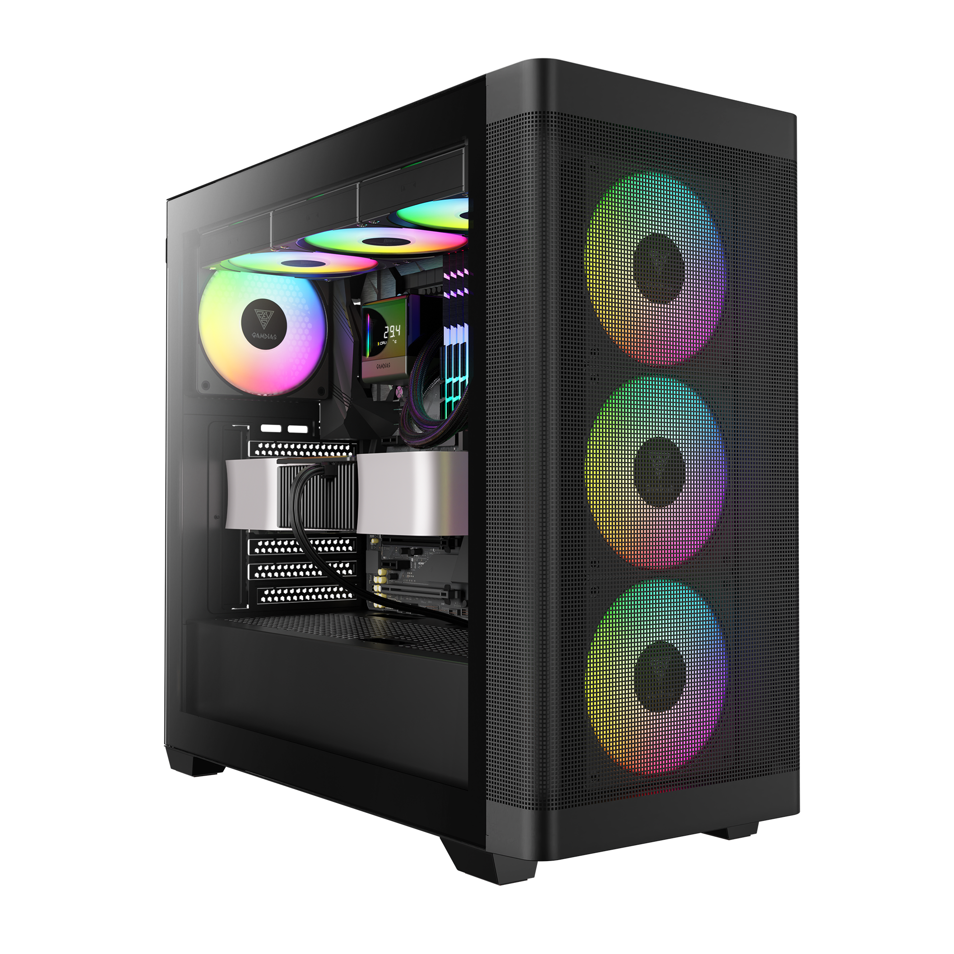 CASE GAMDIAS ATHENA M3 BK