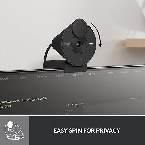 LOGITECH Brio 300 Full HD Webcam -GRAPHITE- USB