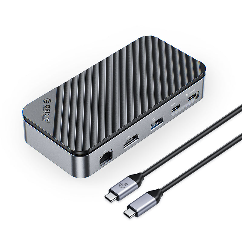 ORICO 10 in 1 Docking Station with M.2 SSD Enclosure Model   ORICO-DPM2P9