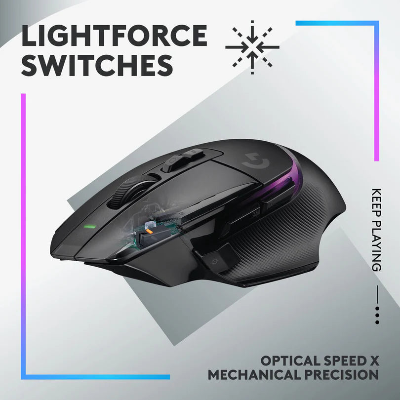 Logitech  G502 X Plus LIGHTSPEED Wireless RGB Gaming Mouse