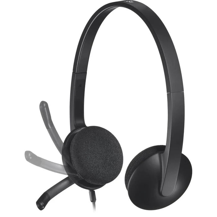 LOGITECH H340 USB Computer Headset - BLACK - USB