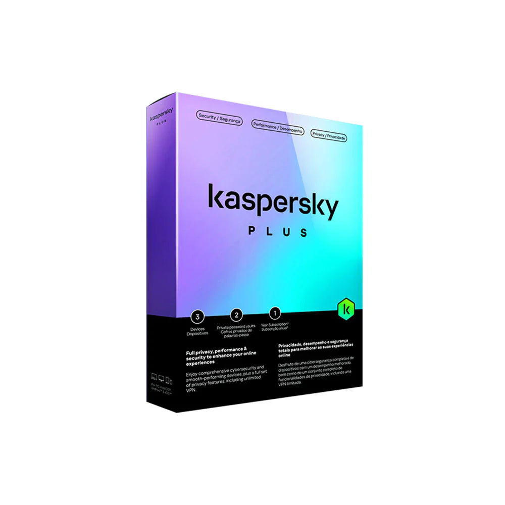 Kaspersky Plus ME 3-Dvc 1Y Bs BOX Without CD