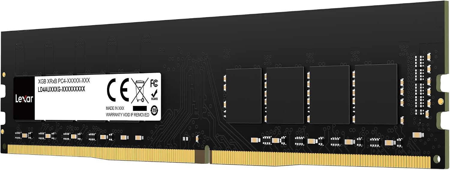 Lexar UDIMM DDR4 RAM 3200 MHz, 288-Pin U-DIMM Desktop Memory