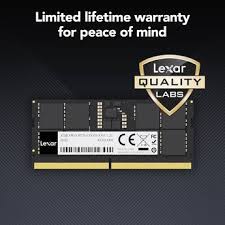 Lexar SODIMM 16GB DDR5 RAM 5600 MHz, 262-Pin DDR5 SODIMM Laptop RAM
