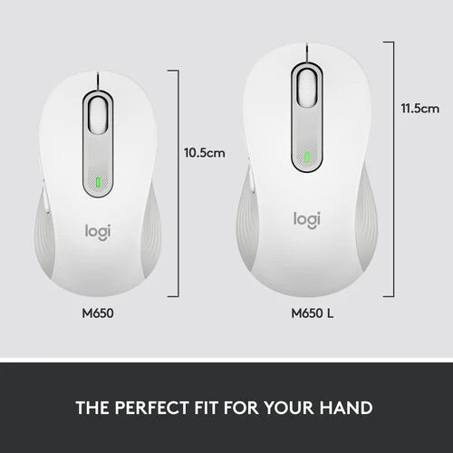 Logitech Signature M650 Wireless + Bluetooth Mouse