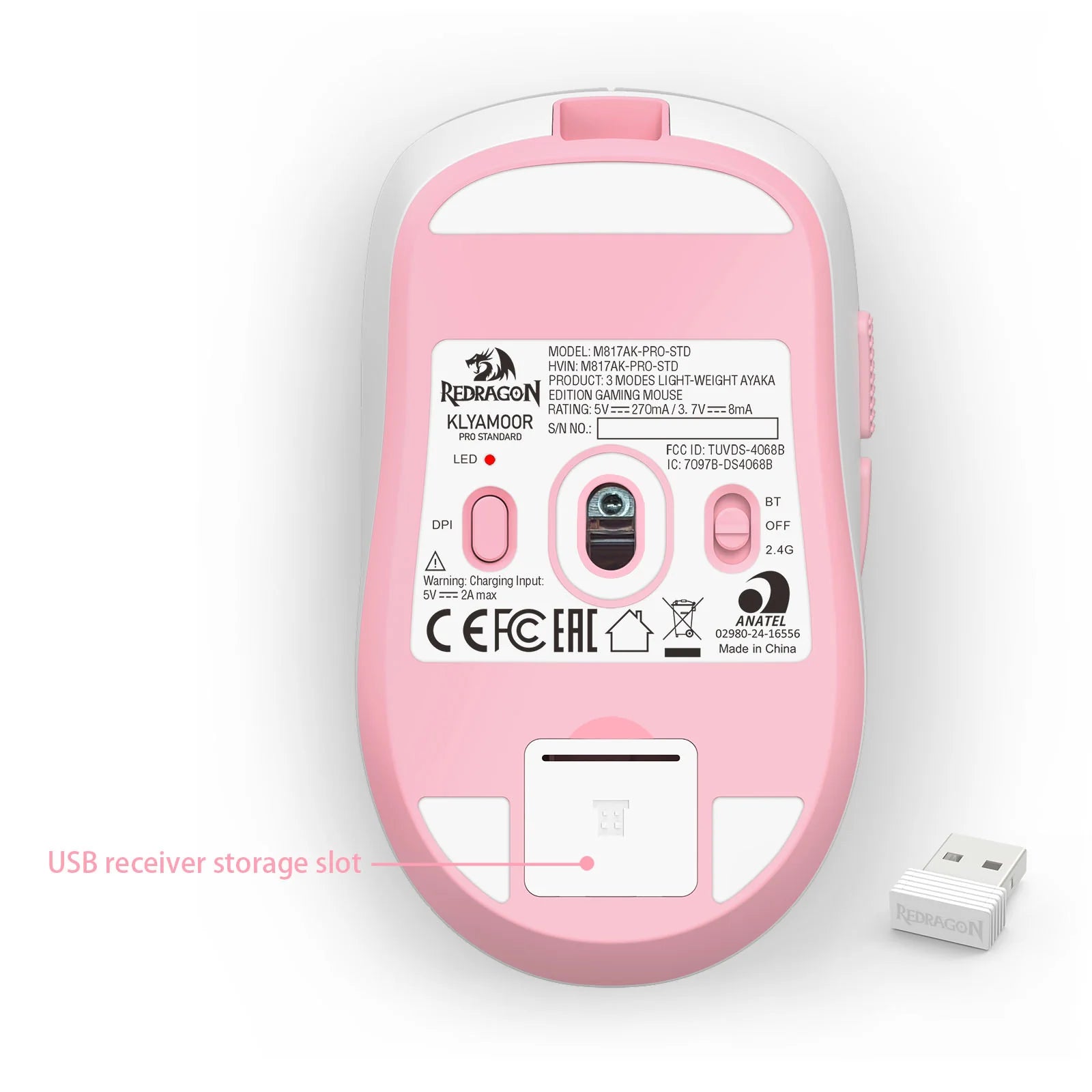 REDRAGON M817AK-PRO-STD KLYAMOOR Wireless Gaming Mouse