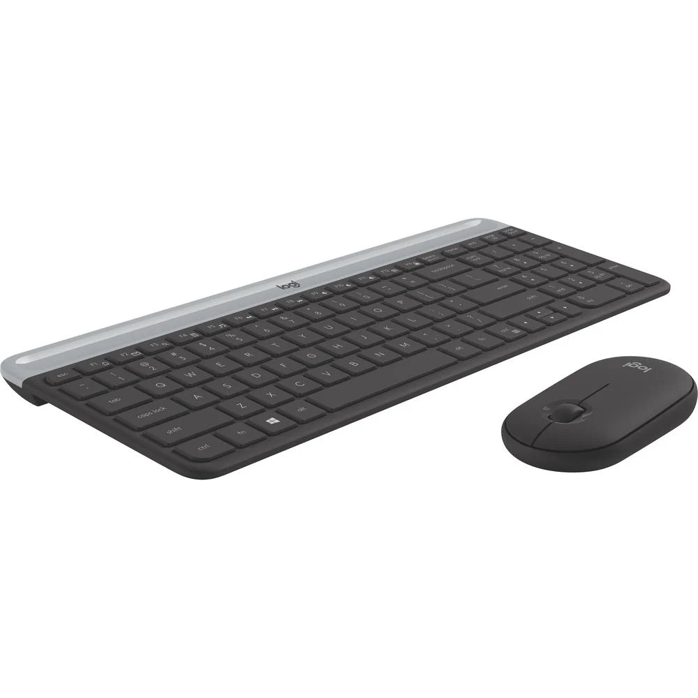 Logitech MK470 Slim Wireless Keyboard and Mouse Combo - Arabic