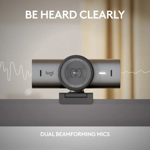 Logitech MX Brio 4K Ultra HD Webcam - GREY - USB