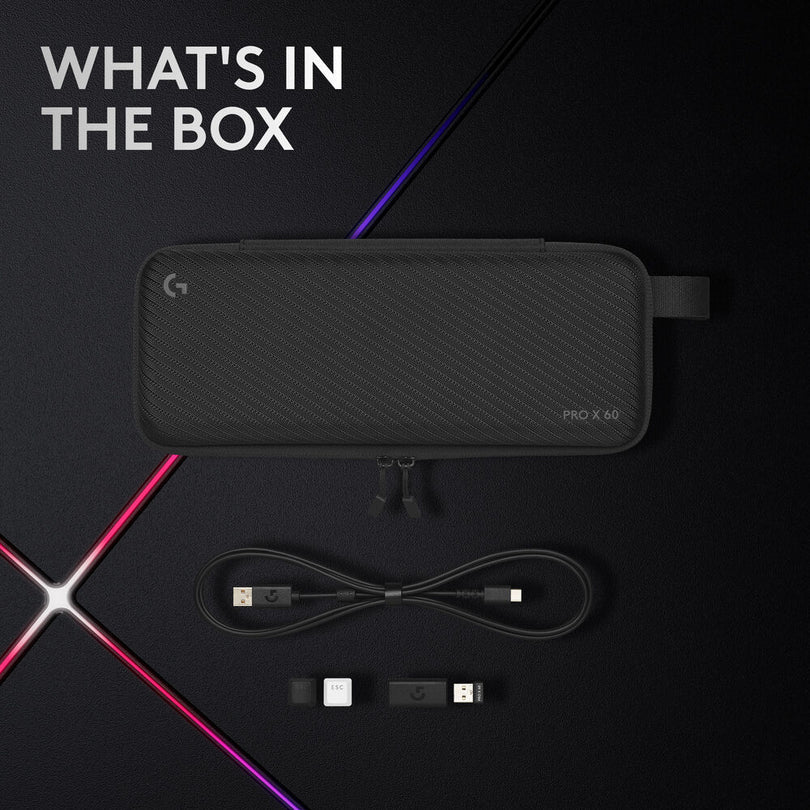 Logitech G PRO X 60 LIGHTSPEED Wireless Gaming Keyboard ( Tactile Switches)