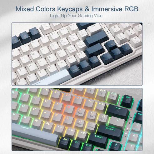 Redragon k686WB-RGB-PRO 98+1 gasket wireless mechanical keyboard