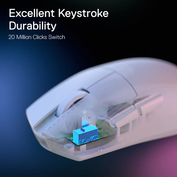 REDRAGON M724P WHITE MOUSE