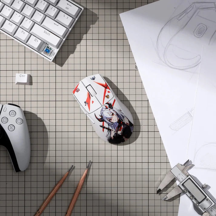 Redragon M916AK PRO 3-Mode Anime Gaming Mouse, 42G Ultra-Light 26K DPI Gaming Mouse