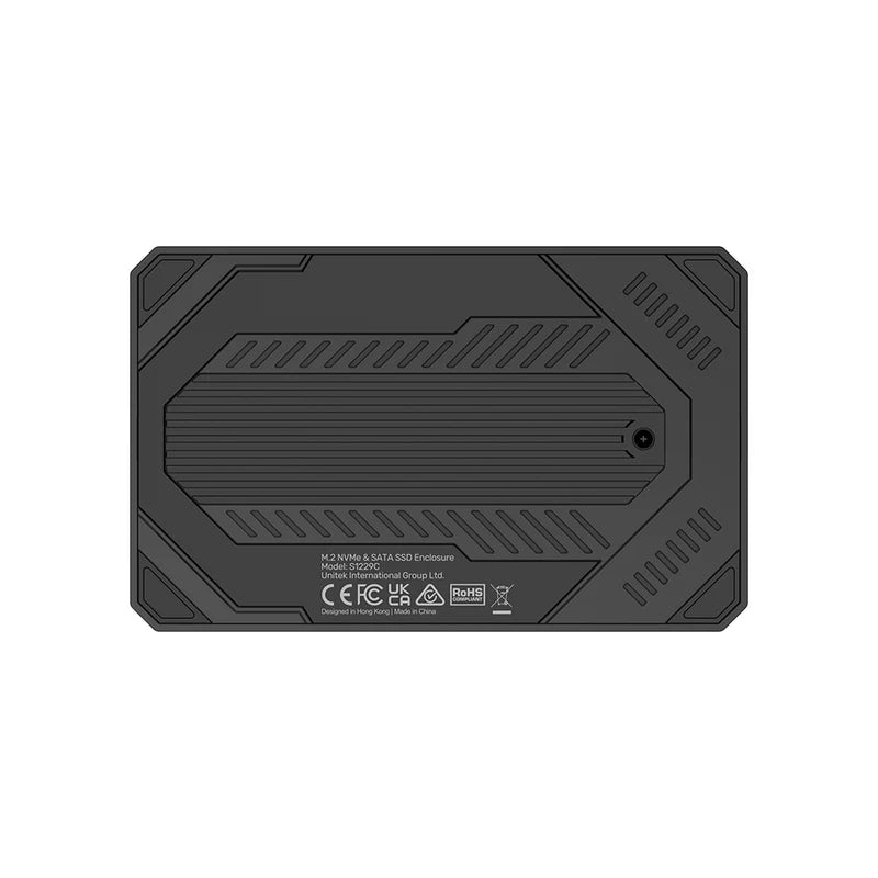UNITEK S1229CBK01 M.2 NVMe & SATA SSD Enclosure