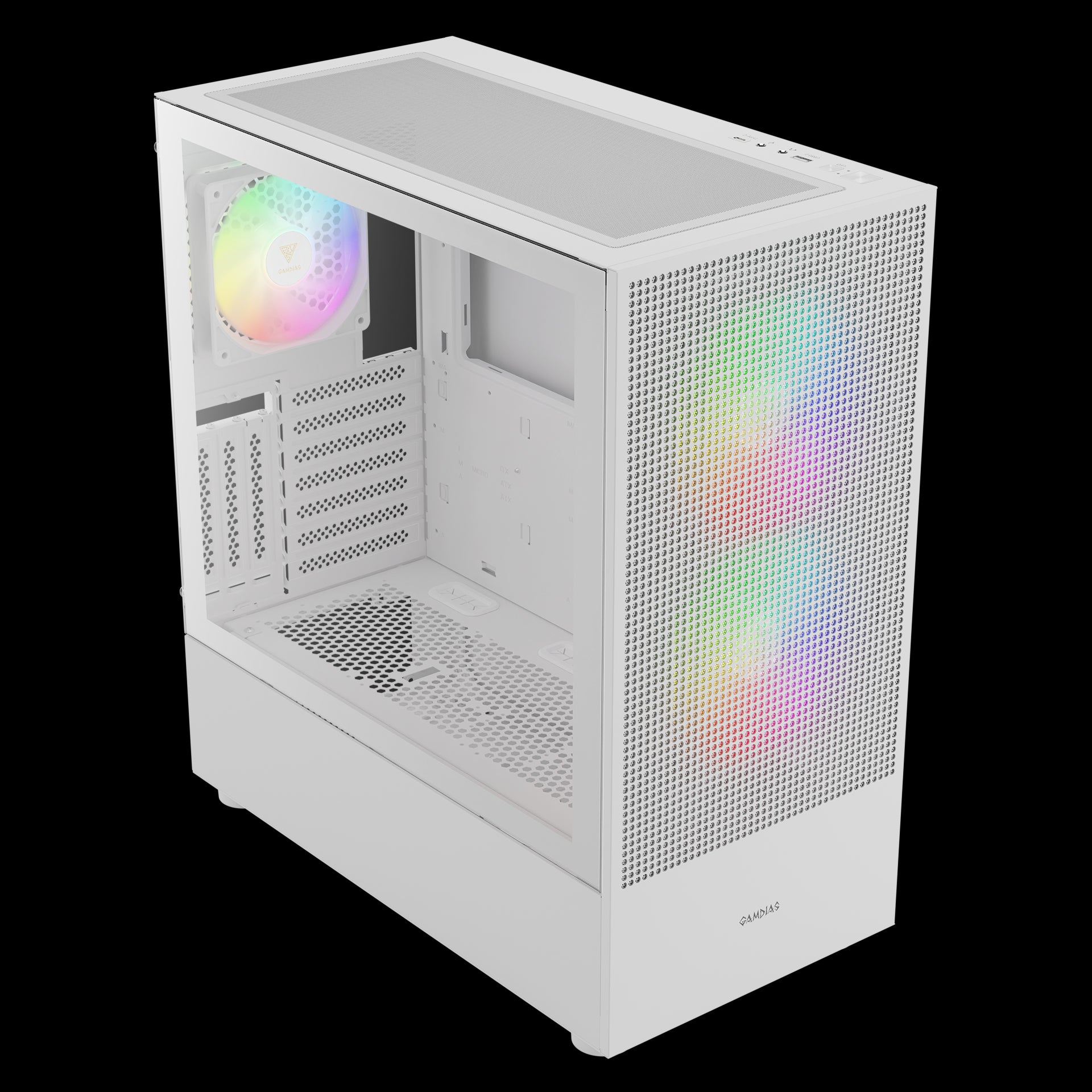CASE GAMDIAS TALOS M3 MESH WH