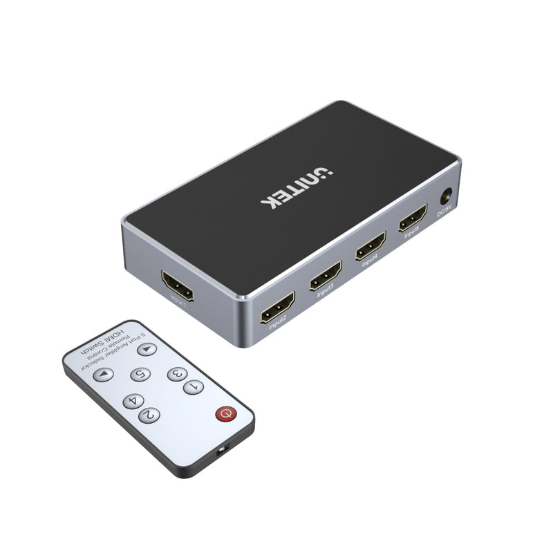 UNITEK V1110A 4K HDMI Switch 5 In 1 Out