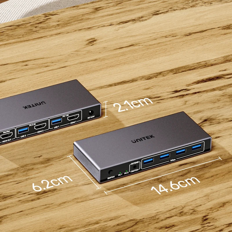 UNITEK V1309AGY01 5Gbps HDMI KVM Switch