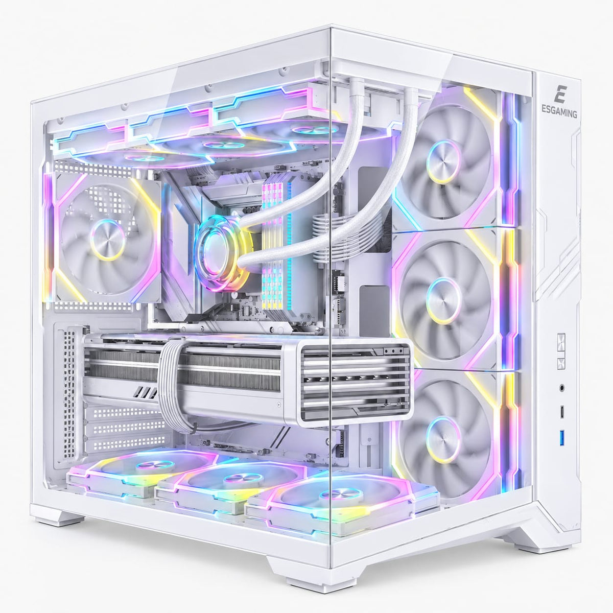 CASE ESGAMING ZERO MAX WHITE