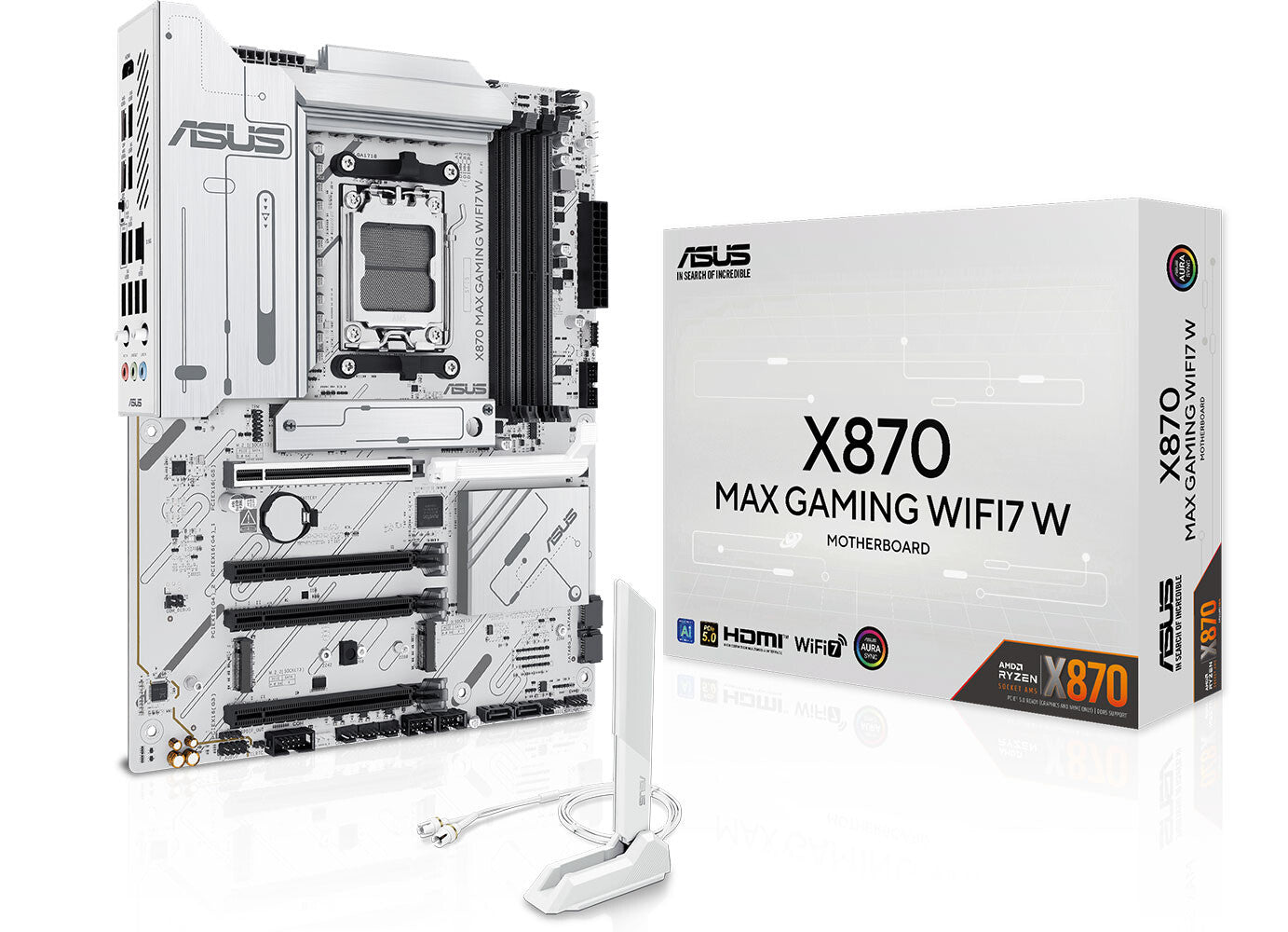 M.B asus x870 max gaming wifi 7 WH