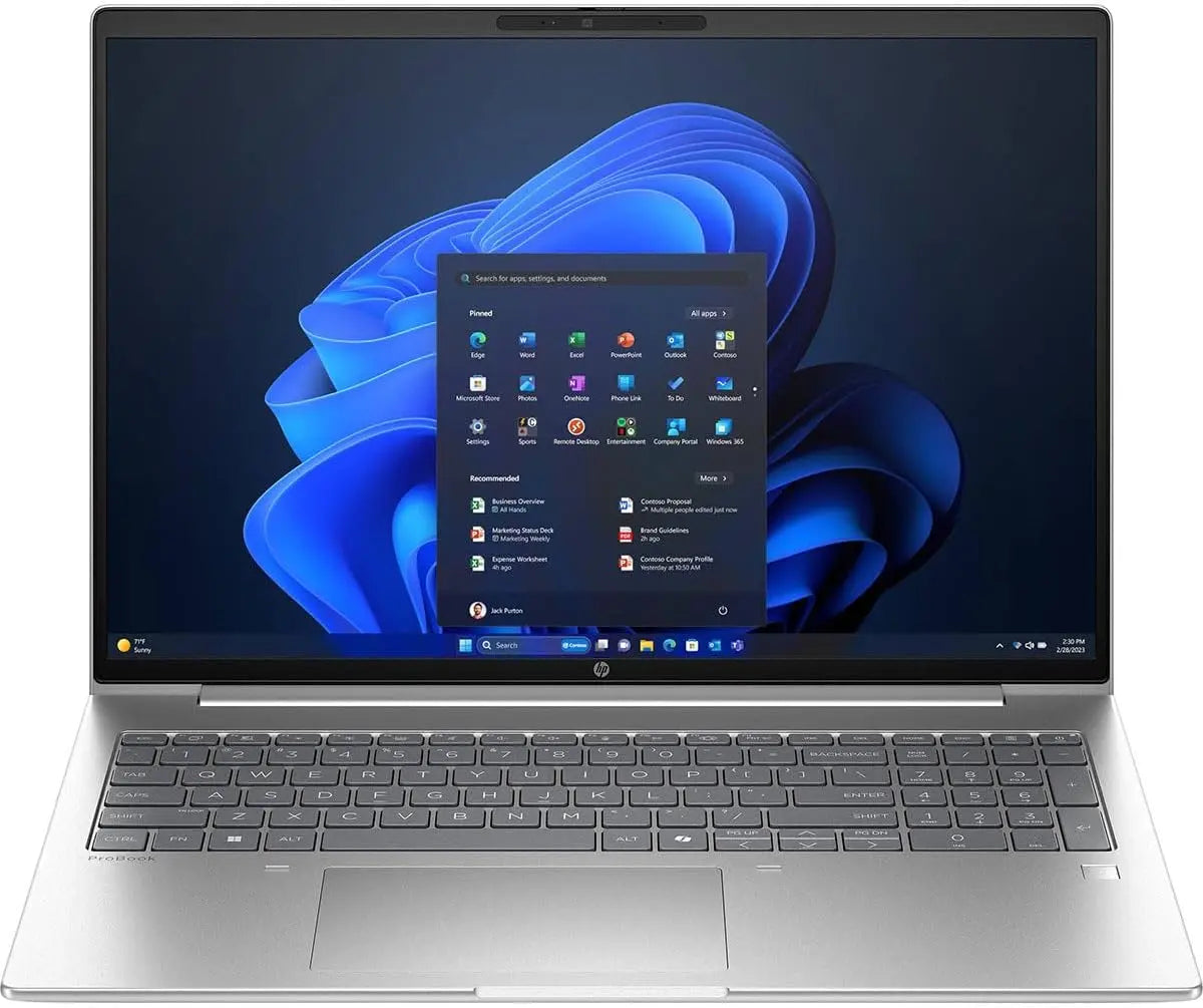 HP ProBook 4 G1i 16 Laptop Intel Core Ultra 5-225H, 16GB DDR5, 512GB SSD, 16.1" , Backlit Keyboard, DOS