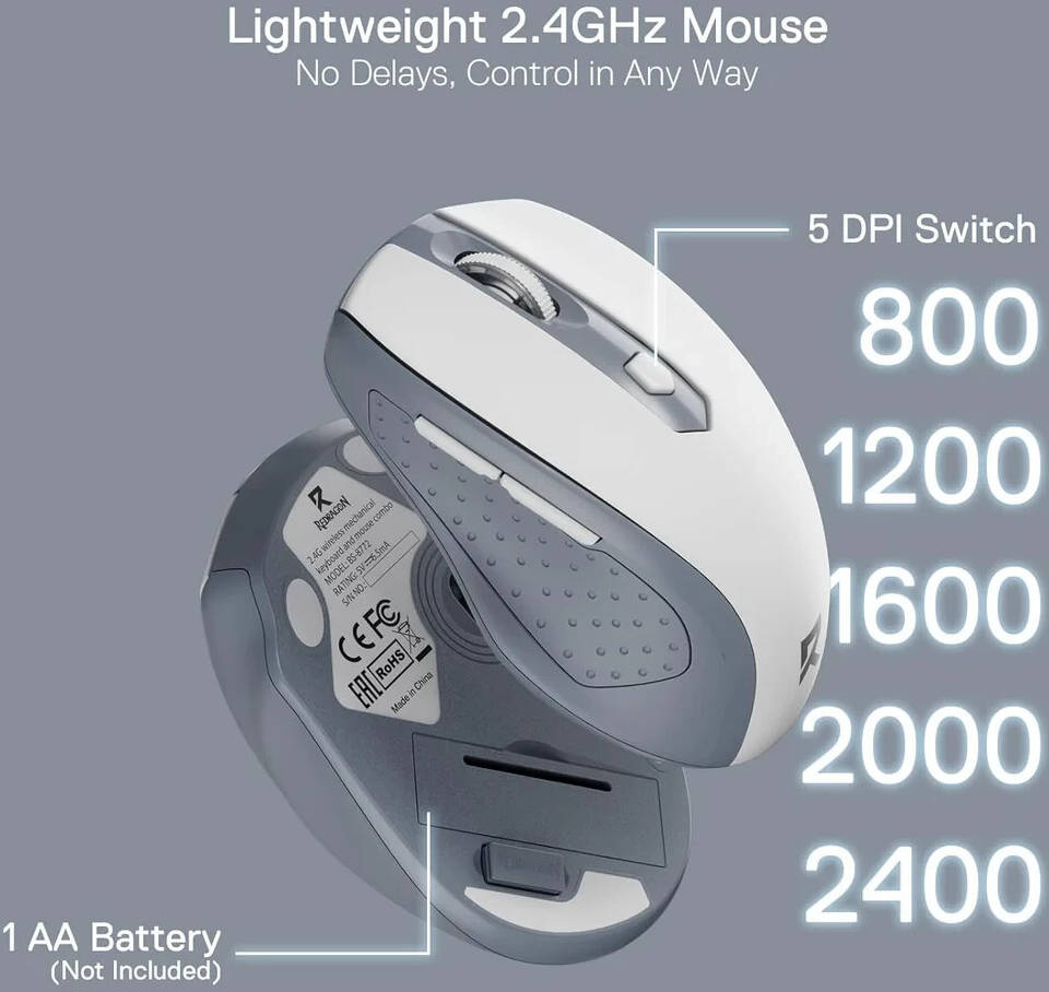 Redragon 94key low profile combo BS-8772 (Grey/White)