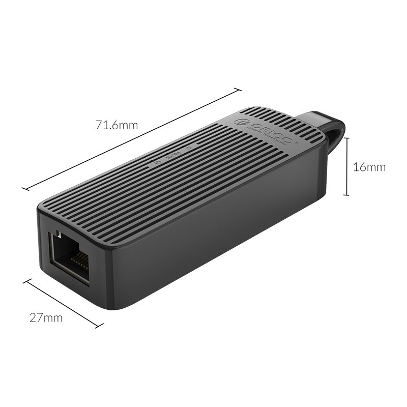 ORICO UTK-U2-BK USB to Ethernet Adapter 100 Mbit