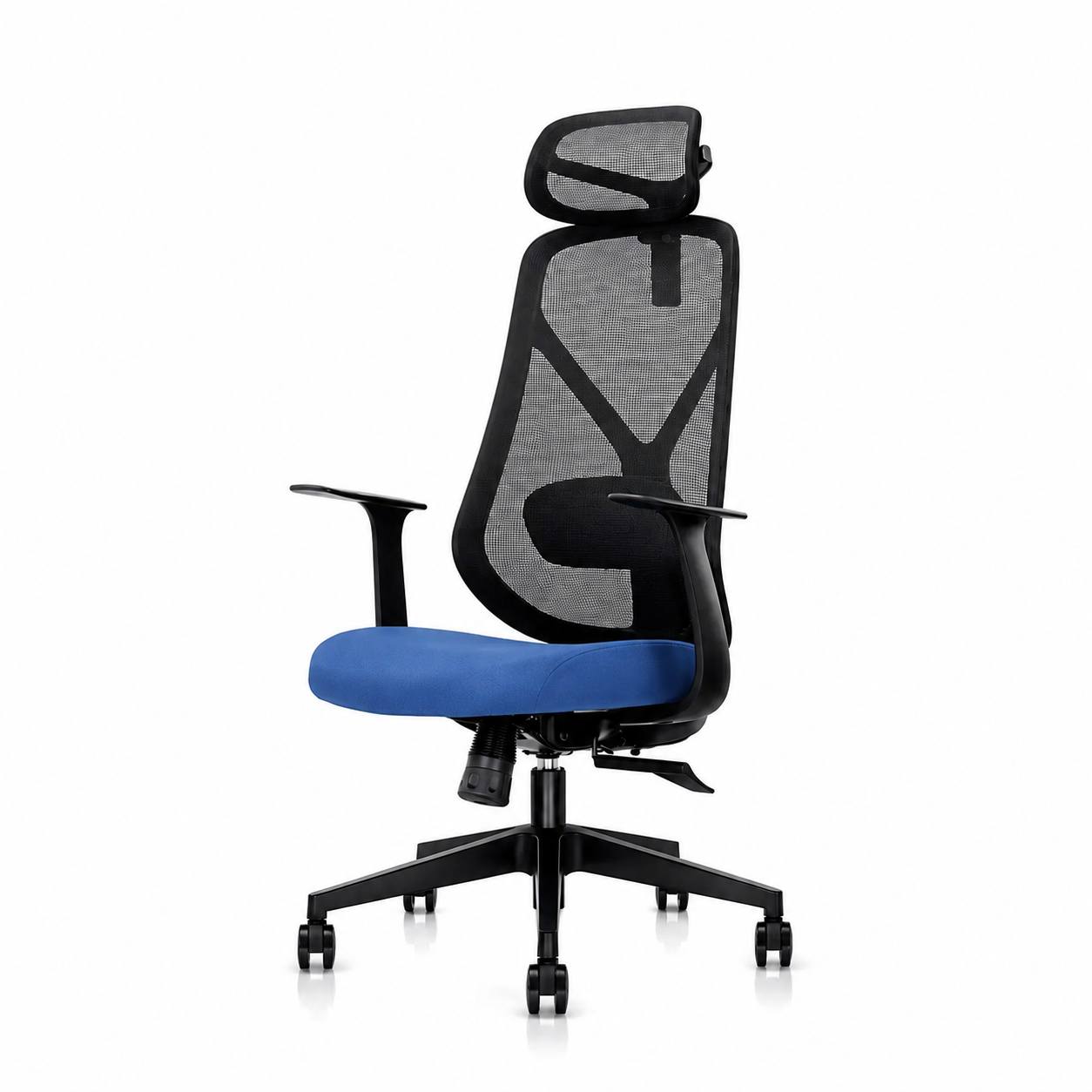 OFFICE CHAIR 6243A BLACK-BLUE