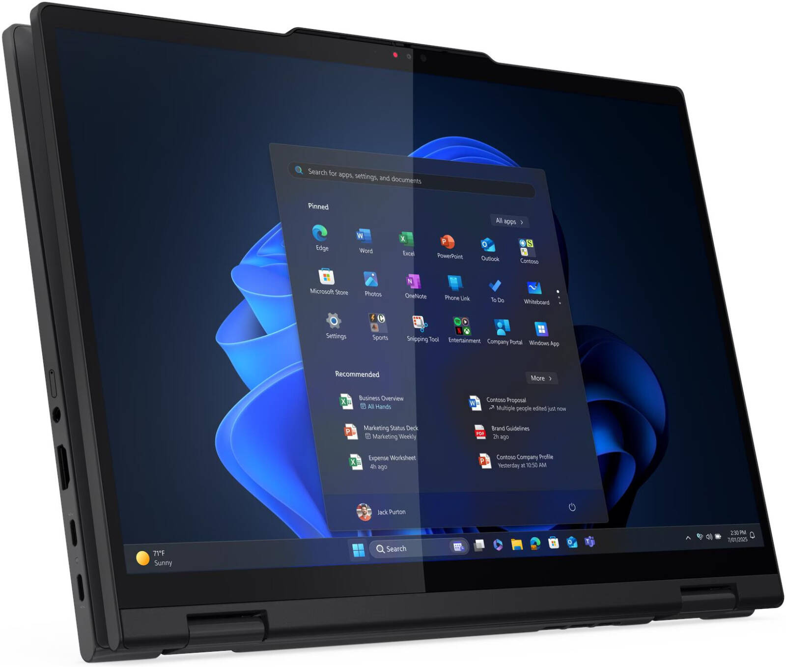Lenovo Thinkpad  TP T14S 2IN1, U7-255U, 1TB SSD, 32 GB, 14'' TS, WIN 11, IRS