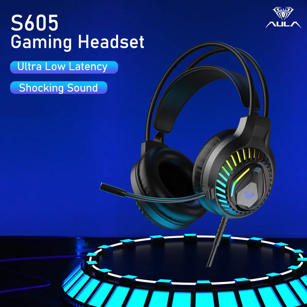 AULA S605 Wired gaming headset