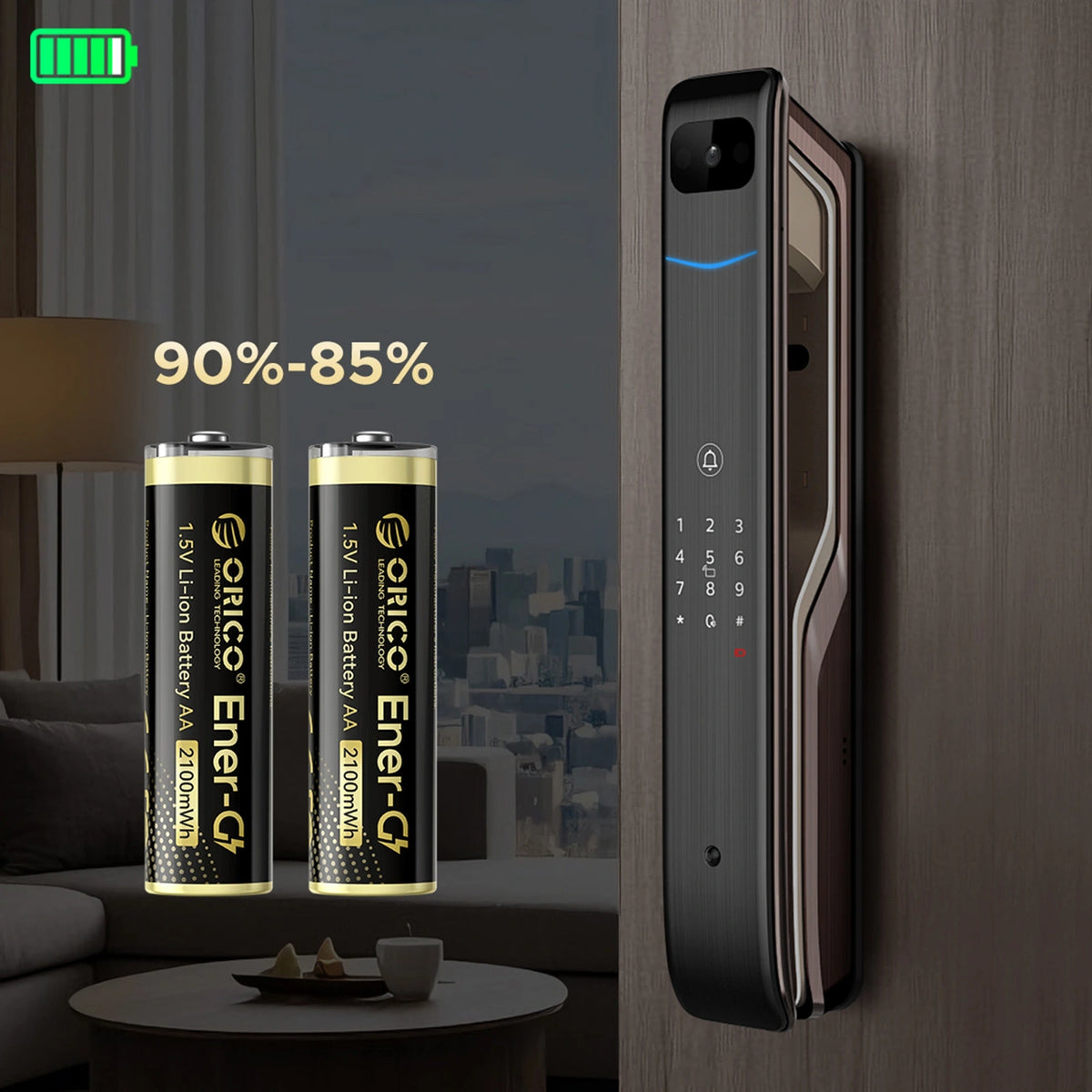 ORICO EG5C-UN-A4C AA Rechargeable Lithium Battery