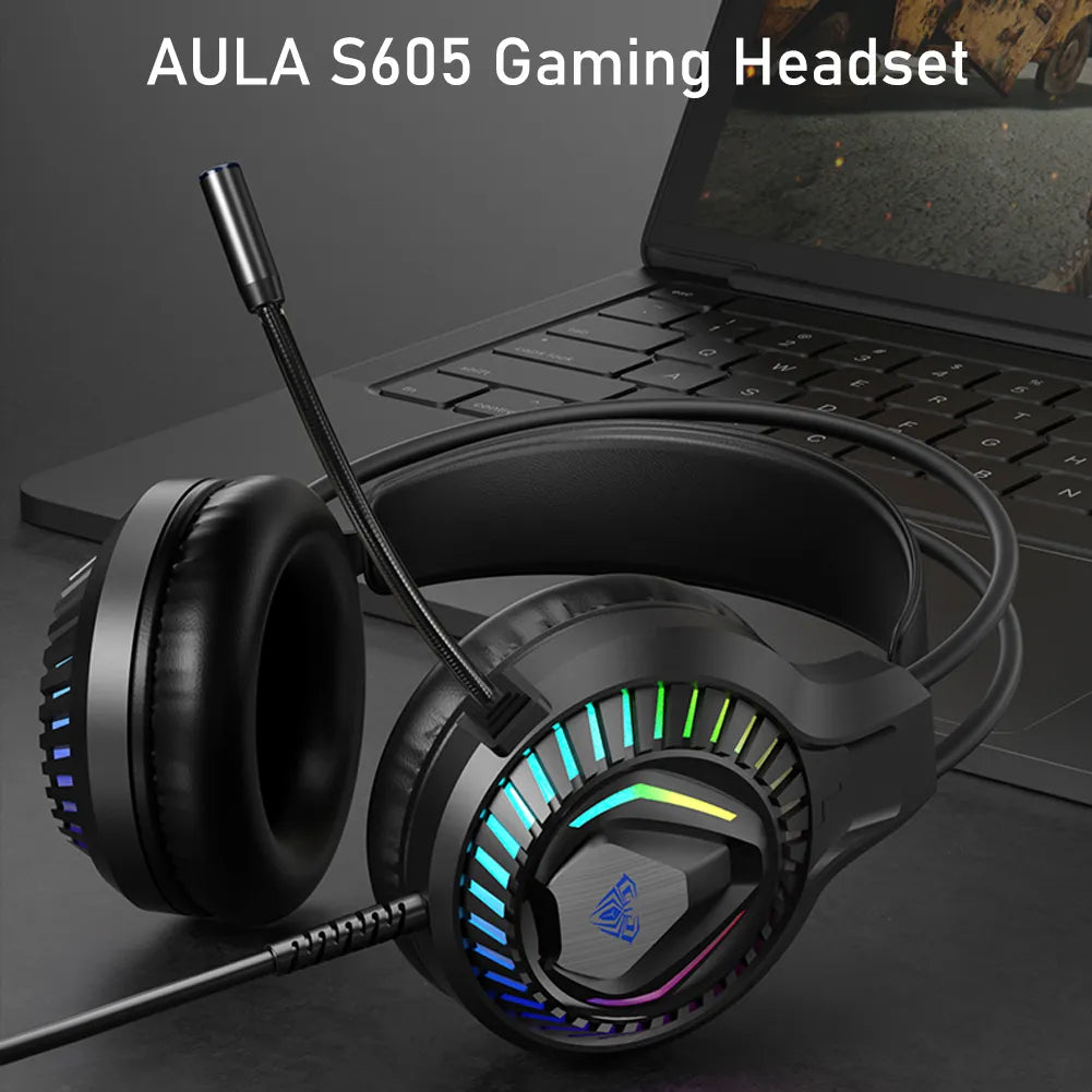 AULA S605 Wired gaming headset