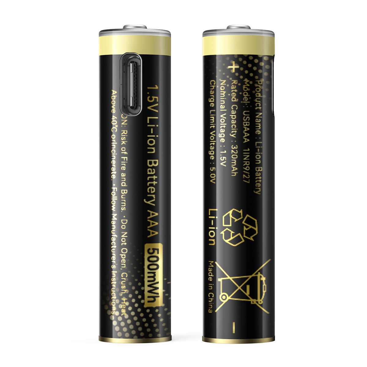 ORICO EG7C-UN-A2C AAA Rechargeable Lithium Battery