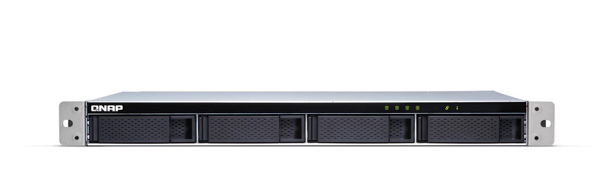 QNAP TL-R400S short-depth rackmount SATA 6GB/s JBOD storage enclosure