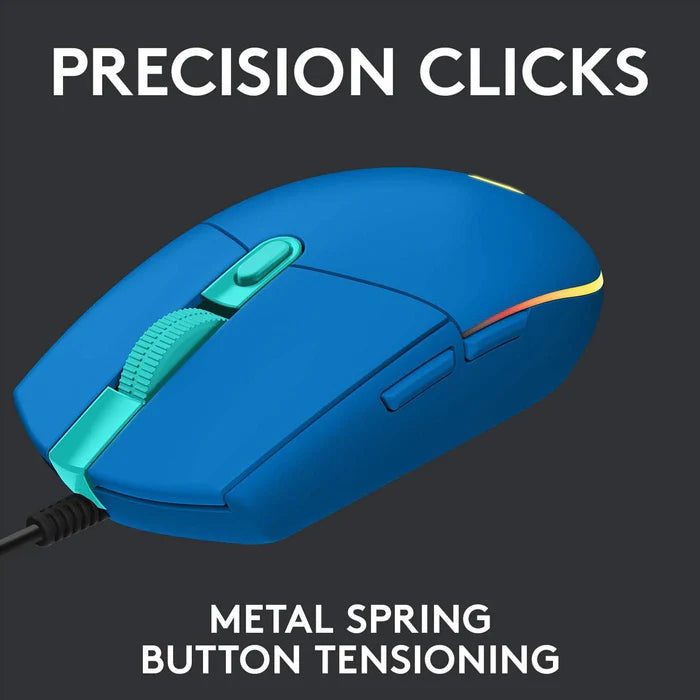 Logitech G203 LIGHTSYNC RGB 6 Button Gaming Mouse