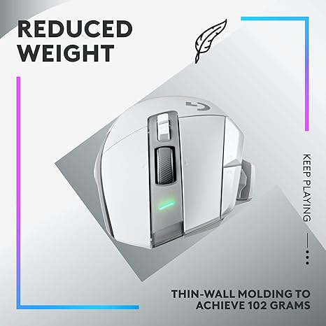 LOGITECH G502 X LIGHTSPEED WIRELESS- GAMING MOUSE -WHITE