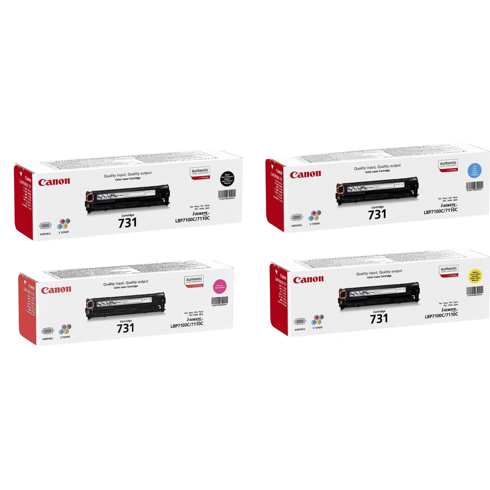 TONER CANON 731 Black Cartridge