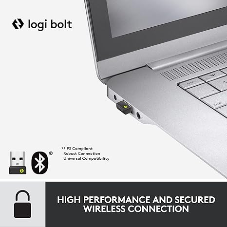 Logitech Signature MK650 Combo for Business, Wireless Mouse and Keyboard, Logi Bolt, Bluetooth, SmartWheel