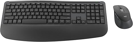 Logitech Signature Comfort Plus MK880 Keyboard and Mouse Combo - Graphite