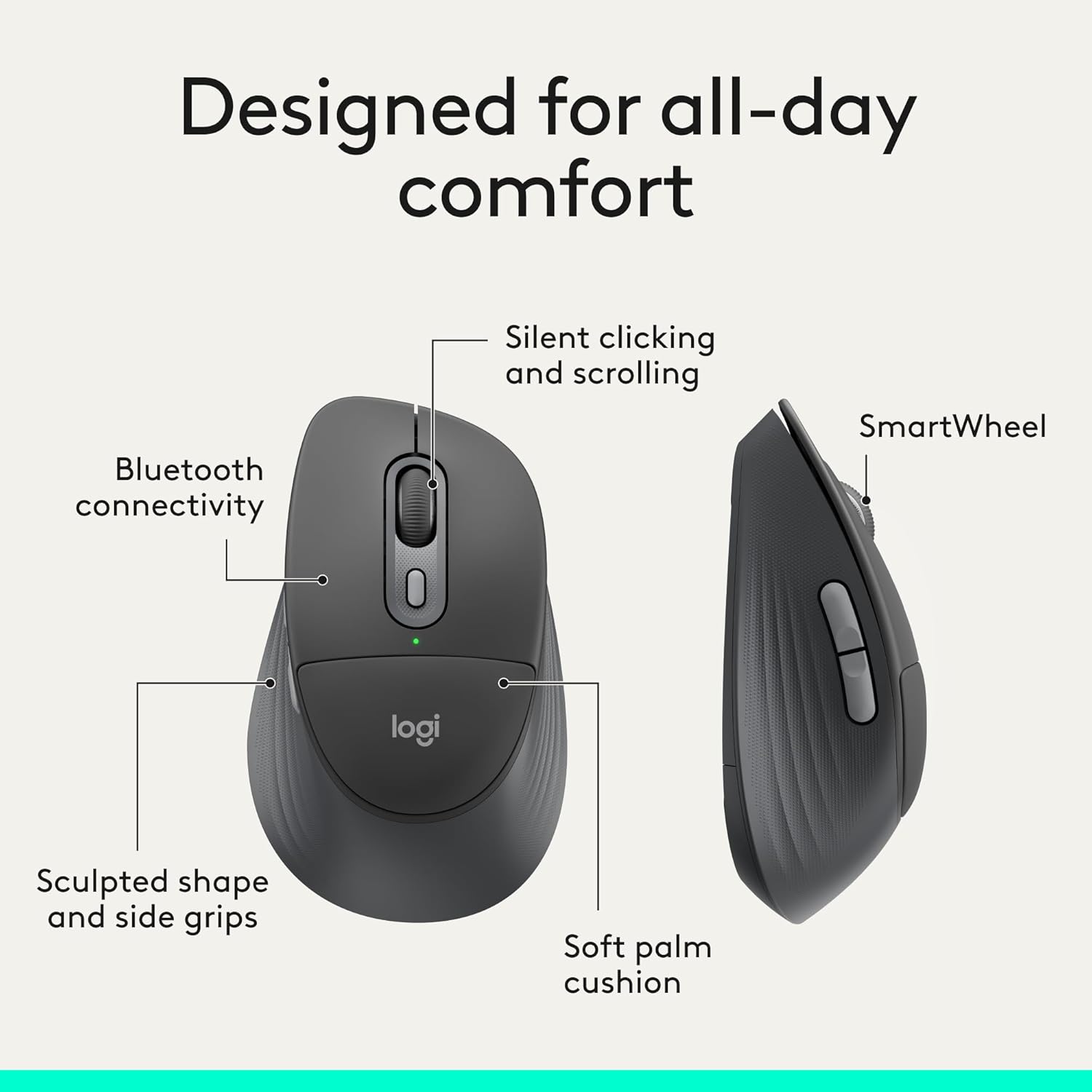 Logitech Signature Comfort Plus MK880 Keyboard and Mouse Combo - Graphite