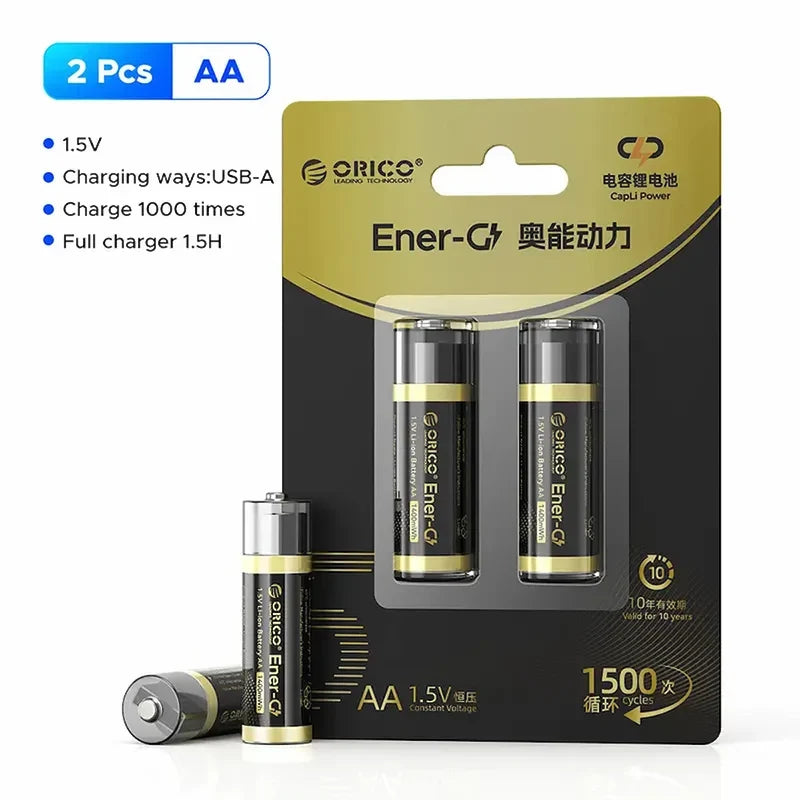 ORICO EG5A-UN AA Rechargeable Lithium Battery
