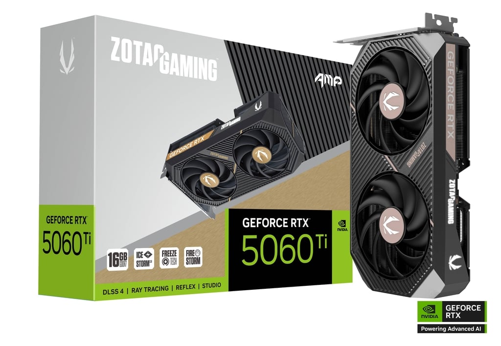 ZOTAC GAMING GeForce RTX 5060 Ti AMP 16GB