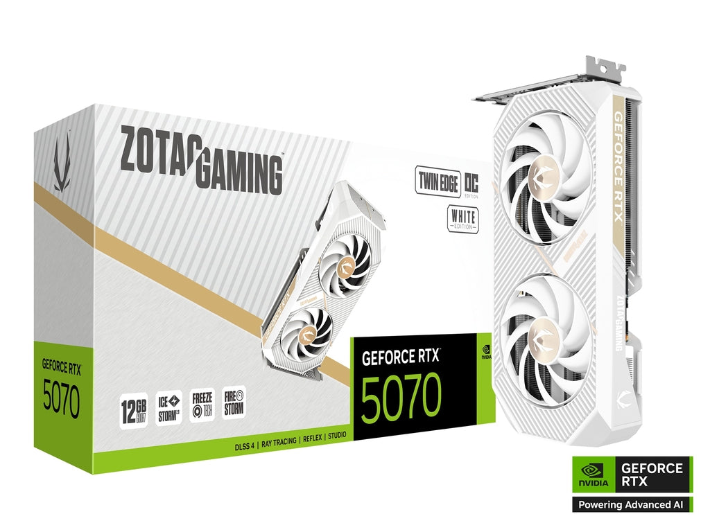 VGA ZOTAC RTX 5070 TWIN EDGE 12G WHITE OC