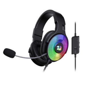 Redragon H350 RGB Wired Gaming Headset, Dynamic RGB Backlight.