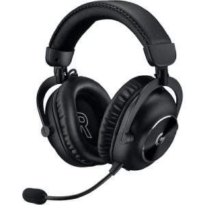 LOGITECH PRO X2 Wireless LIGHTSPEED Gaming Headset - BLACK-BLUE Mic