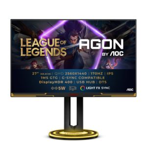 AOC AGON- 27 Inch QHD gaming Monitor,